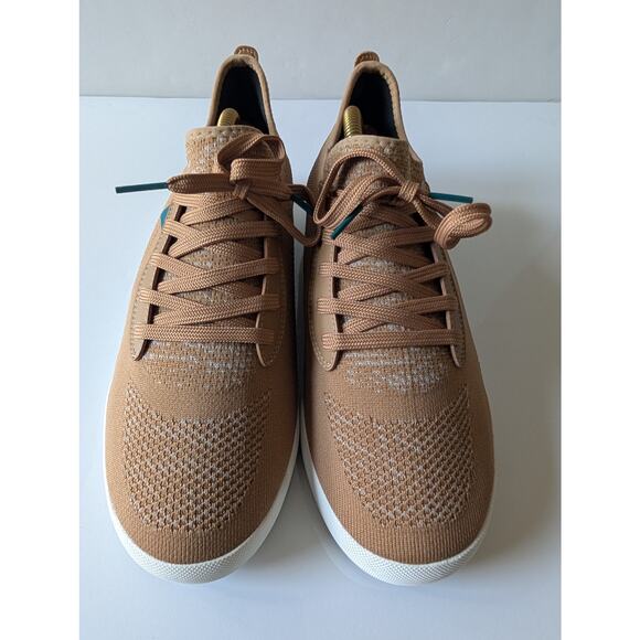VESSI Weekend Sneaker‎ Dyma-tex Waterproof Woven Knit Oak Brown Men\'s 10 Wmns 11 main image 8